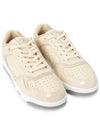 B27 Oblique Gravity Leather Low Top Sneakers Beige - DIOR - BALAAN 4