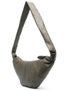 Croissant Medium Soft Nappa Leather Cross Bag Dark Sage - LEMAIRE - BALAAN 3