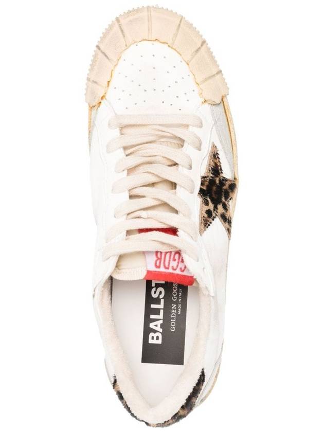 Women's Ballstar Low Top Sneakers Cream Beige - GOLDEN GOOSE - BALAAN 5