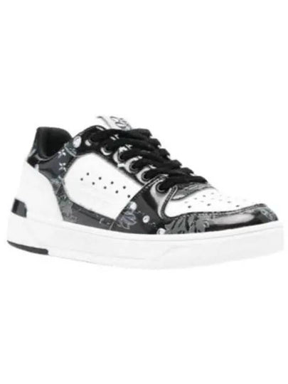 Jeans Couture Low Top Sneakers White Black - VERSACE - BALAAN 2