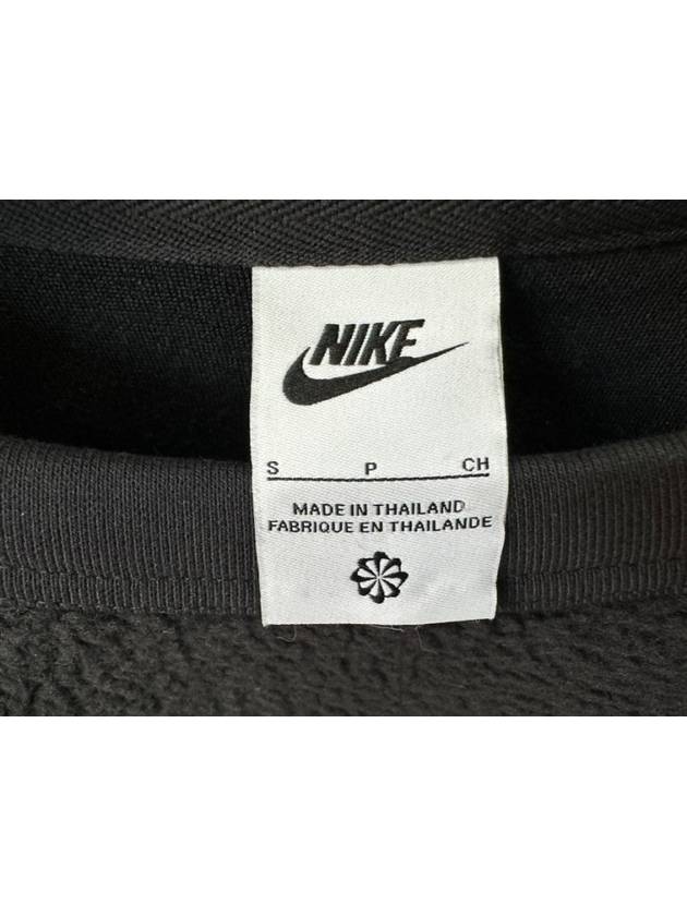 Club Fleece Winterized Crew Neck Sweatshirt Black - NIKE - BALAAN 5