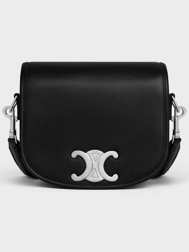 Small Besace Strap Triomphe Cross Bag Black - CELINE - BALAAN 3