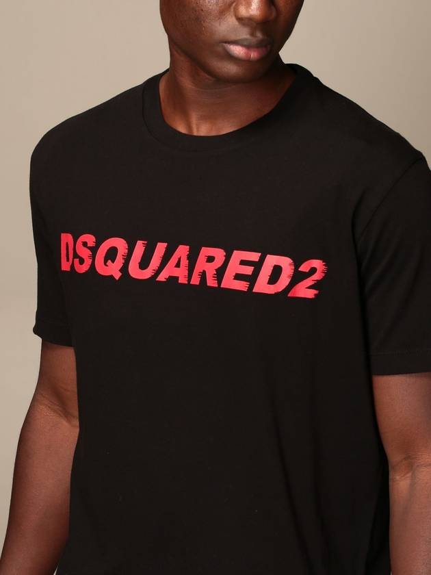 T-shirt Dsquared2 basic con logo - DSQUARED2 - BALAAN 4