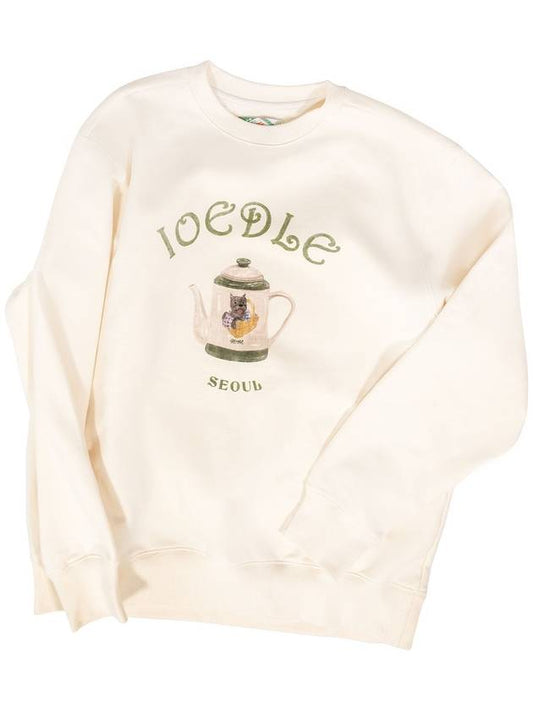 Men's Kettle Sweatshirt Ivory I1WE03IV - IOEDLE - BALAAN 1