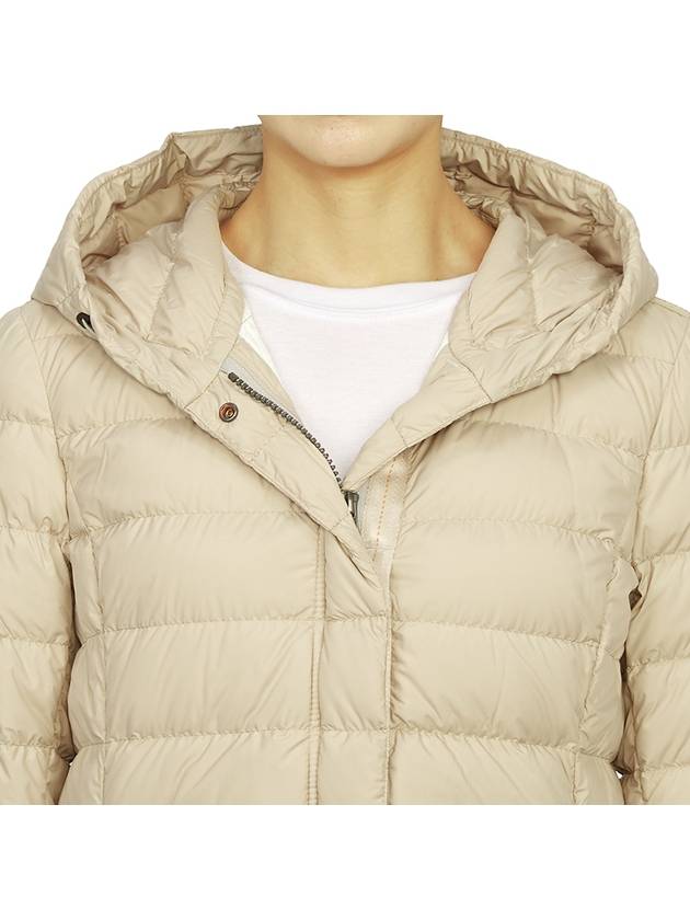 Women's Omega Hooded Long Padding Beige - PARAJUMPERS - BALAAN 10