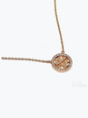 Miller Pave Logo Delicate Necklace Rose - TORY BURCH - BALAAN 2