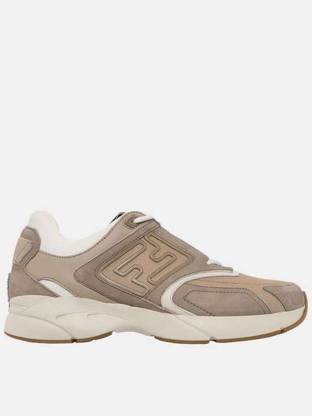 Faster Low Top Sneakers Beige - FENDI - BALAAN 3