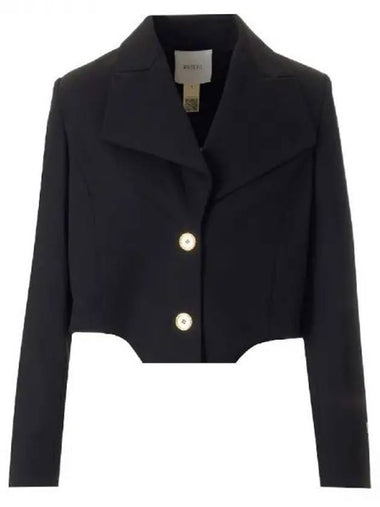 Technical wool twill cut out crop jacket 271941 - PATOU - BALAAN 1