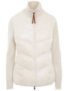 9B00041 M1241 034 Women s Padded Wool Zip up Cardigan - MONCLER - BALAAN 1