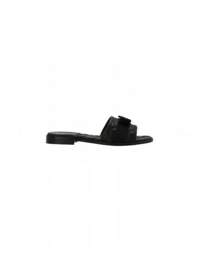 Ferragamo Vara Bow Women s Slippers LOVEC Q 1CM NERO 0753739 Foot C - SALVATORE FERRAGAMO - BALAAN 1