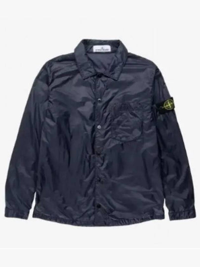 Garment Dyed Micro Yarn Primaloft Jacket Navy - STONE ISLAND - BALAAN 2