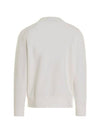 Logo Print Cotton Sweatshirt White - KITON - BALAAN 1