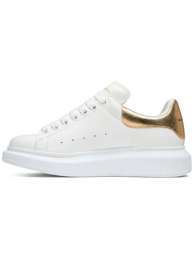 Oversized Low Top Sneakers White Gold - ALEXANDER MCQUEEN - BALAAN 4