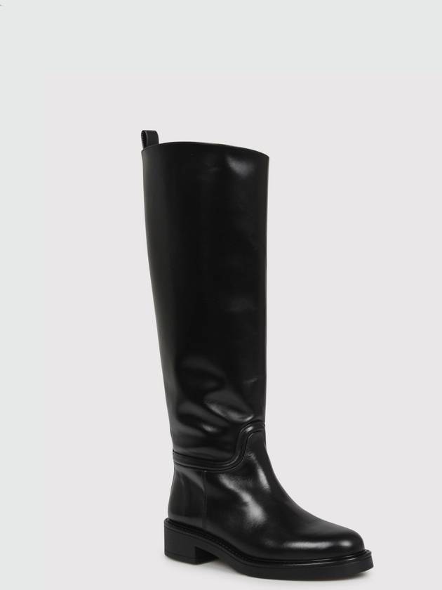 Celia Heritage Calf Riding Long Boots Black - STUART WEITZMAN - BALAAN 3