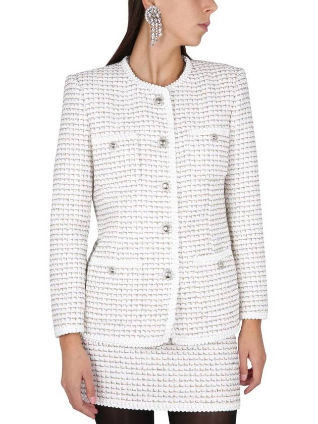 Jacket FAB3168 F3805 822 WHITE - ALESSANDRA RICH - BALAAN 5