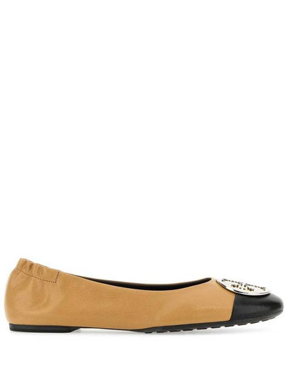 Claire Cap Toe Ballet Flat Camel - TORY BURCH - BALAAN 2