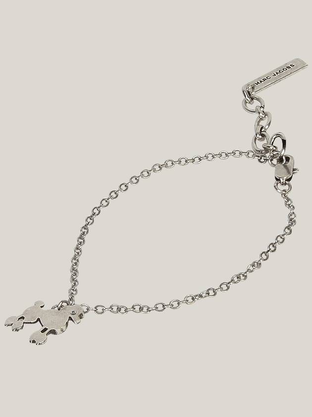 Poodle Charm Decoration Chain Bracelet M0010729 969 ANTIQUE SILVER MJA348 - MARC JACOBS - BALAAN 3