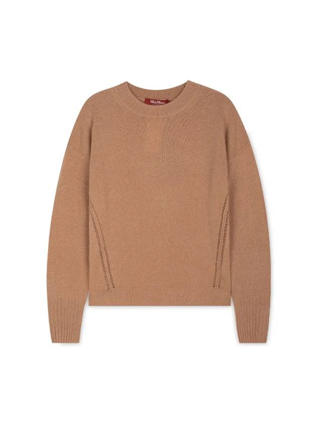 Women's Alinda Crew Neck Knit Top Brown - MAX MARA - BALAAN 2