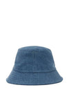 Haley Embroidered Logo Bucket Hat Light Blue - ISABEL MARANT - BALAAN 3