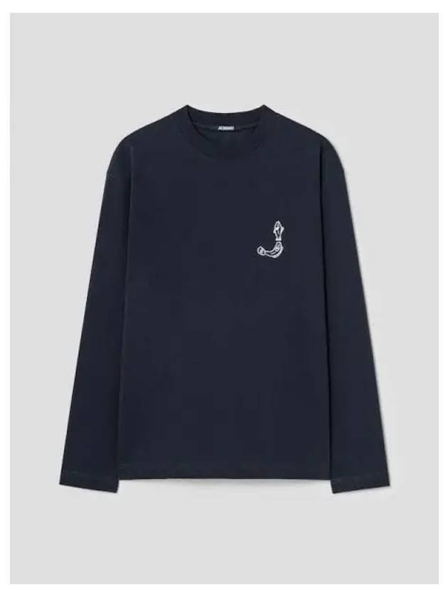 Jacquemus Men s Le T shirt Blouse Southern M O Ml Dark Navy Domestic Product GM0024062712600 - JACQUEMUS - BALAAN 1