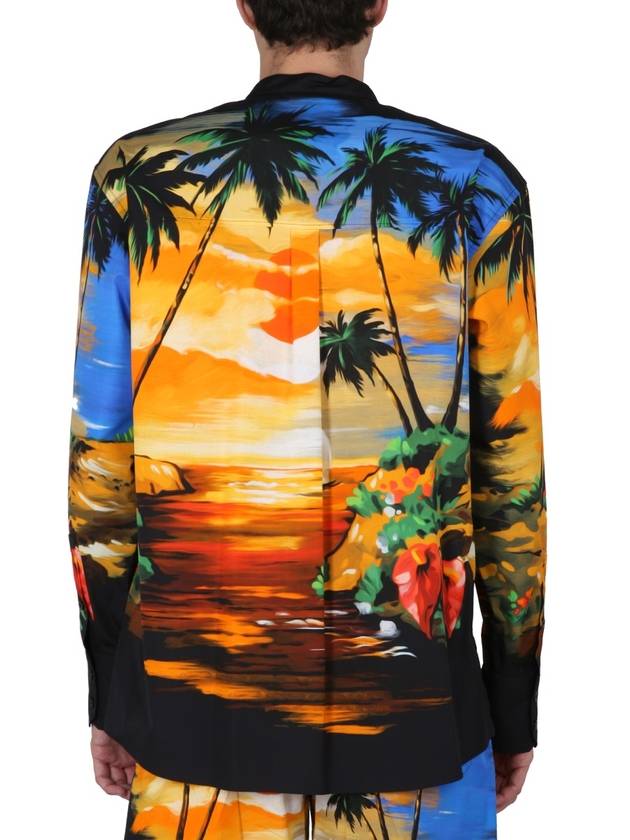 Men's Hawaiian Print Nylon Sweatshirt - DOLCE&GABBANA - BALAAN 4