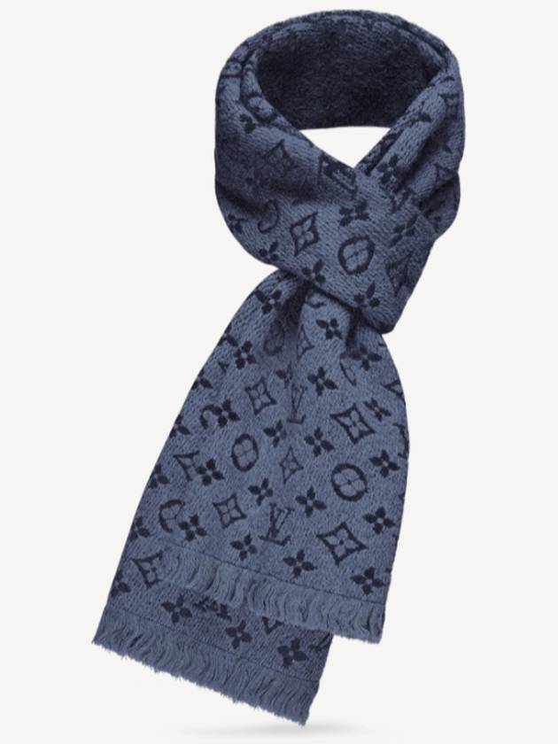 Monogram Classic Scarf Navy - LOUIS VUITTON - BALAAN 2