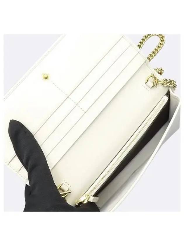 621892 Supreme White Color Horsebit 1955 Chain Long Wallet and Crossbag - GUCCI - BALAAN 6