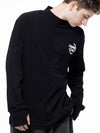 Four Woman Women s M243MT03BK Circular Reverse Sleeve Half Neck Sweatshirt Black - CHANCE'S NOI - BALAAN 8