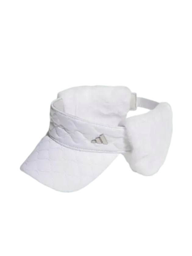 Earmuff Quilted Visor White - ADIDAS - BALAAN 1