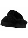 Women's Diskett Fleece Platform Slippers Black - UGG - BALAAN 4