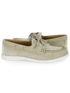 24 S Men s Suede Oblique Granville Boat Shoes Beige 3DE384ZWN 161 - DIOR - BALAAN 2