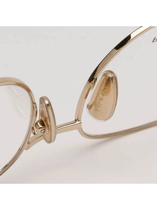 Glasses frame VPRA50 ZVN 1O1 fashion round metal - PRADA - BALAAN 6