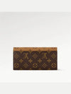 Emily Monogram Reverse Canvas Long Wallet Brown - LOUIS VUITTON - BALAAN 6