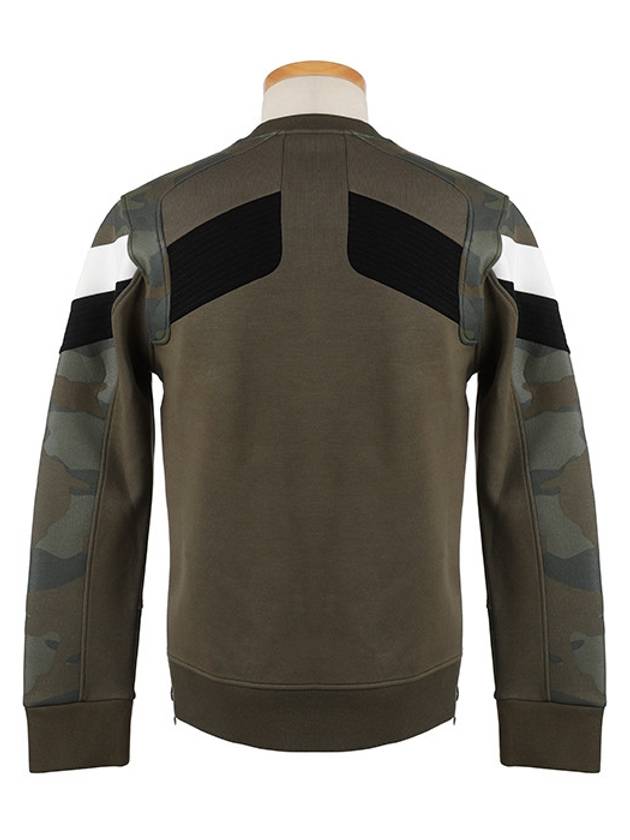 Men's Camouflage Sweatshirt Green - NEIL BARRETT - BALAAN 4