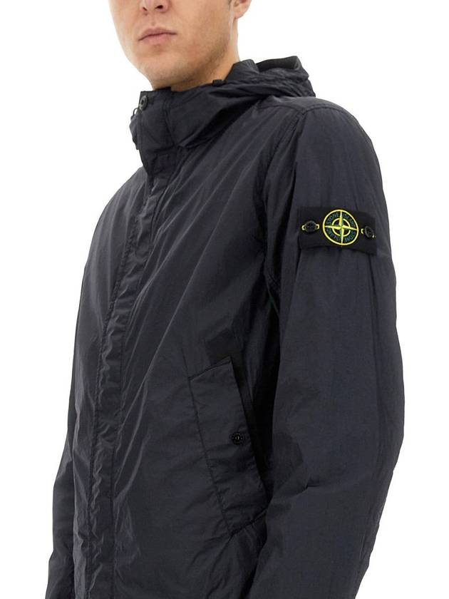 Stone Island Hooded Jacket - STONE ISLAND - BALAAN 4