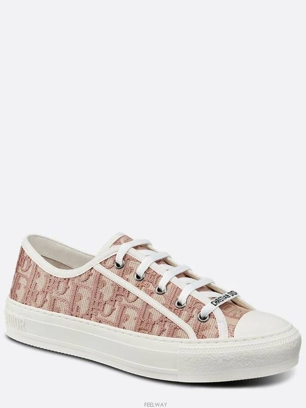 Walk'N'Dior Oblique Low Top Sneakers Nude - DIOR - BALAAN 2