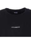 24/1 Jersey Garment Dyed Logo Short Sleeve T-Shirt Navy - CP COMPANY - BALAAN 5