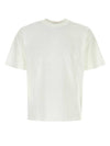 Fissato Effect Compass Embroidery Logo Short Sleeve T-shirt White - STONE ISLAND - BALAAN 2