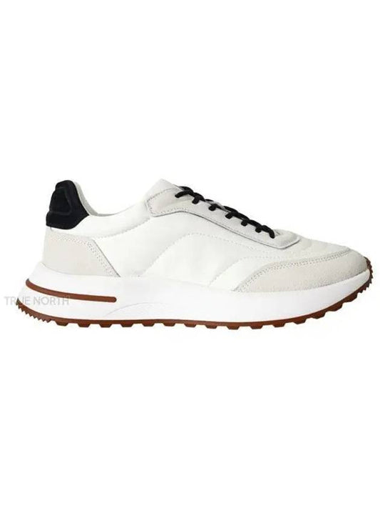 Week-End Walk Microfiber Storm System Sneakers White - LORO PIANA - BALAAN 2