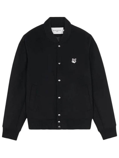 Classic Teddy Wool Jacket Black - MAISON KITSUNE - BALAAN 2