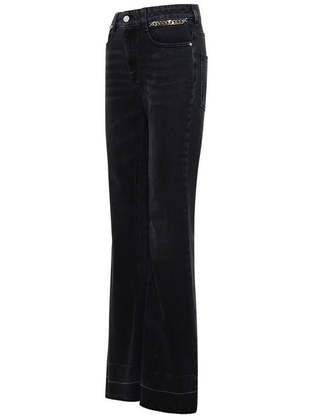 23 fw Cotton Pants WITH Iconic Parabella Chain 6D01813SPH441000 B0650374695 - STELLA MCCARTNEY - BALAAN 3