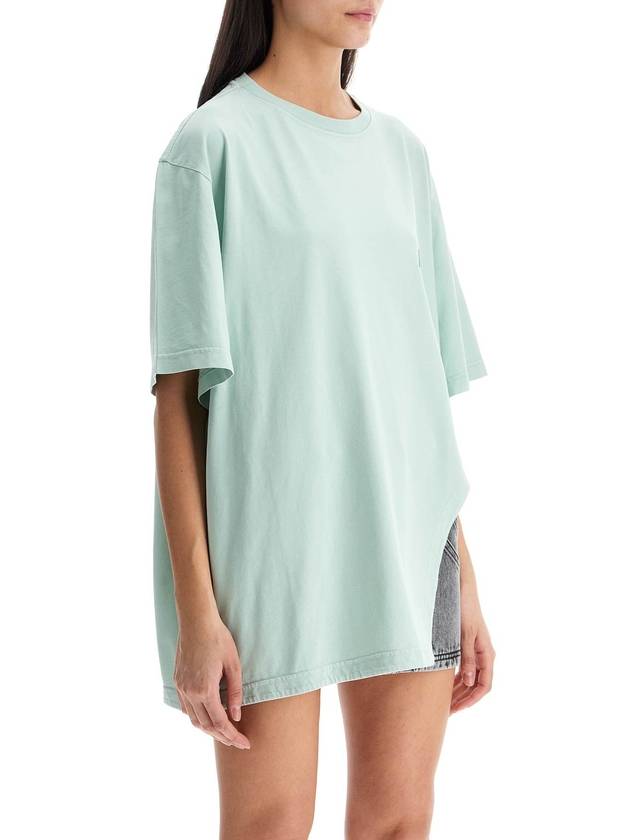 oversized short sleeve mint green t-shirt - THE ATTICO - BALAAN 2