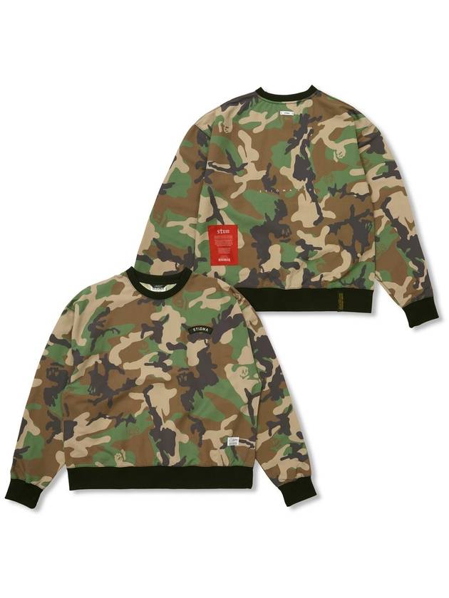 Wind Breaker Oversized Crewneck Camouflage - STIGMA - BALAAN 1