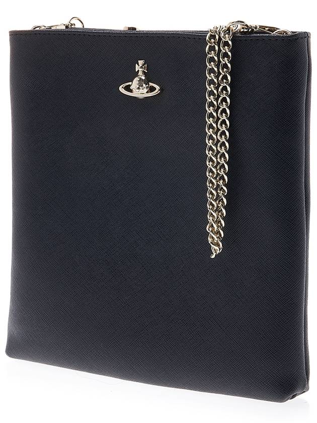 Square Chain Cross Bag Black - VIVIENNE WESTWOOD - BALAAN 3