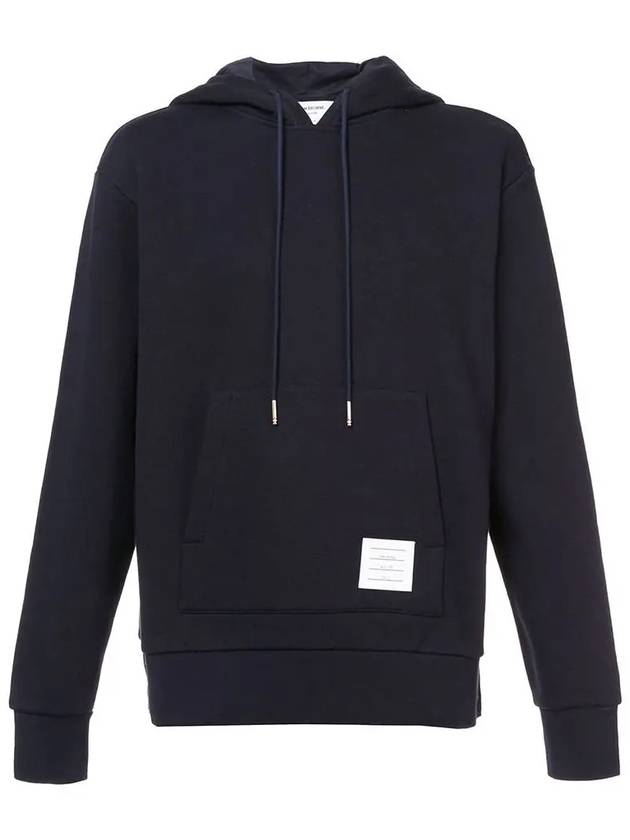 Men's Center Back Stripe Logo Patch Hoodie Navy - THOM BROWNE - BALAAN 2