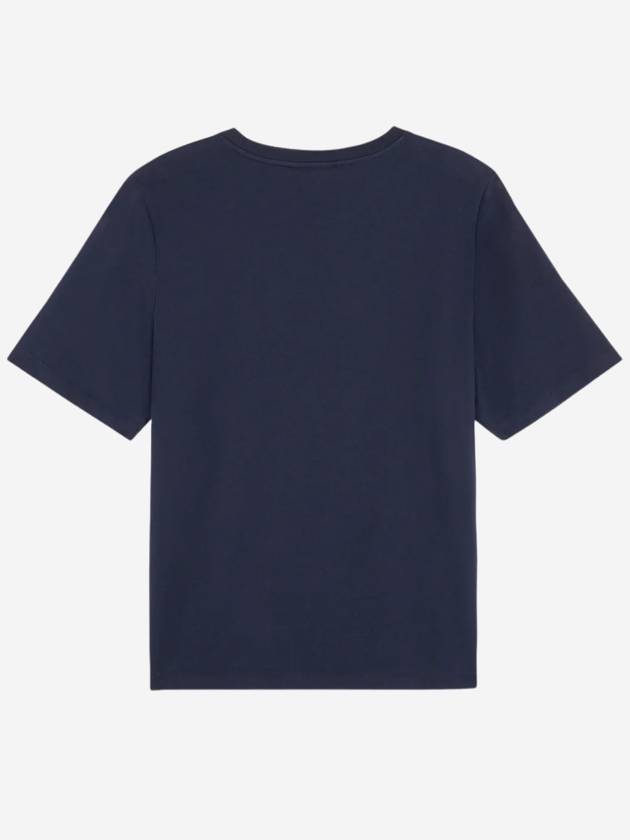 Racing Fox Comfort Short Sleeve T-Shirt Ink Blue - MAISON KITSUNE - BALAAN 3