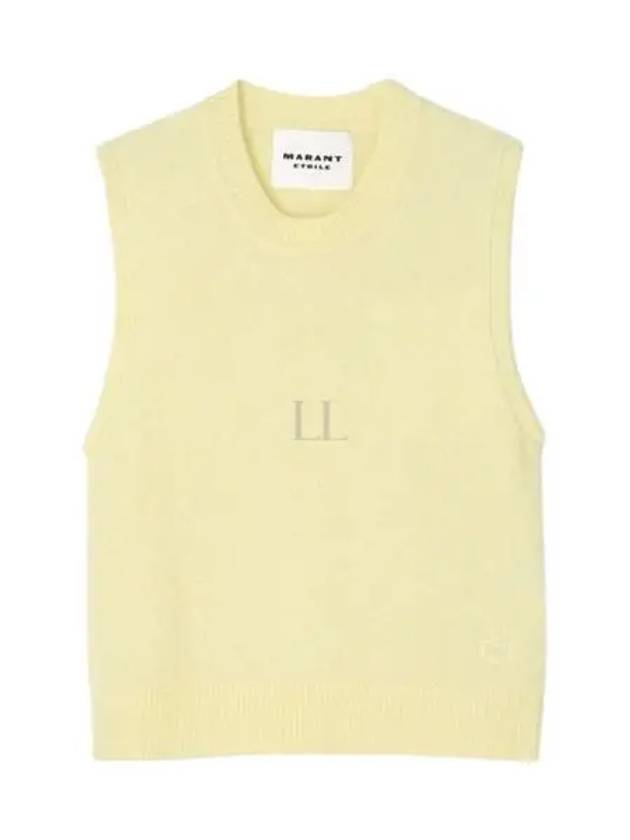 Ametis Knit Vest Light Yellow - ISABEL MARANT - BALAAN 2