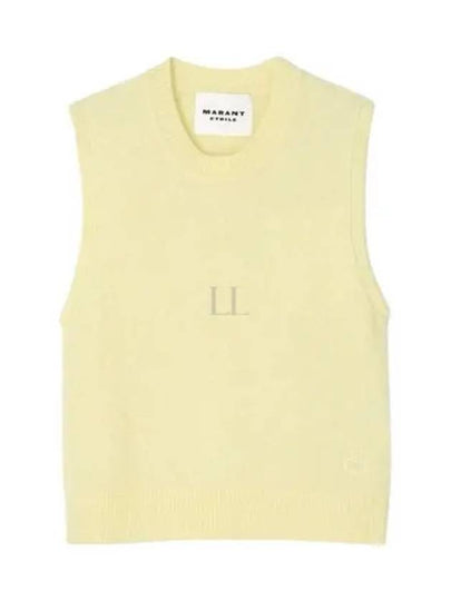 Ametis Knit Vest Light Yellow - ISABEL MARANT - BALAAN 2