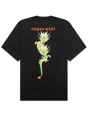 (HUMAN MADE) GRAPHIC T-SHIRT 12 - HM27TE012 BLACK - HUMAN MADE - BALAAN 1