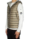 D.D. Shell Goggles Down Vest Beige - CP COMPANY - BALAAN 5